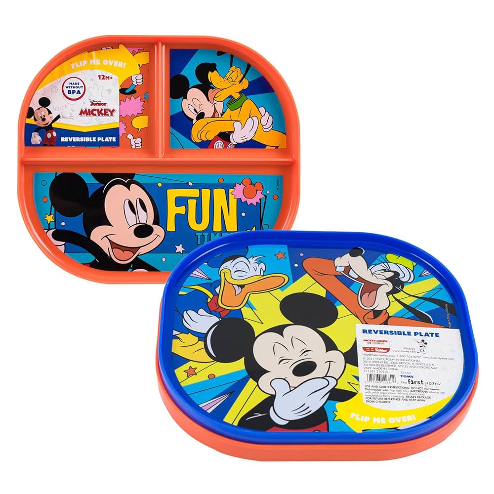 2Piece Plate Set ミッキーマウス　5BOX Amazon.com: Zak Designs 5-Piece Dinnerware Set, Disney