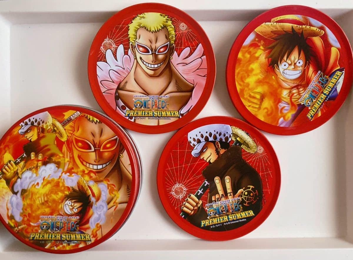 Amazon Co Jp ワンピース ユニバーサルスタジオジャパン コースターセット ルフィ ロー ドフラミンゴ ユニバ Usj プレミア サマー ホーム キッチン