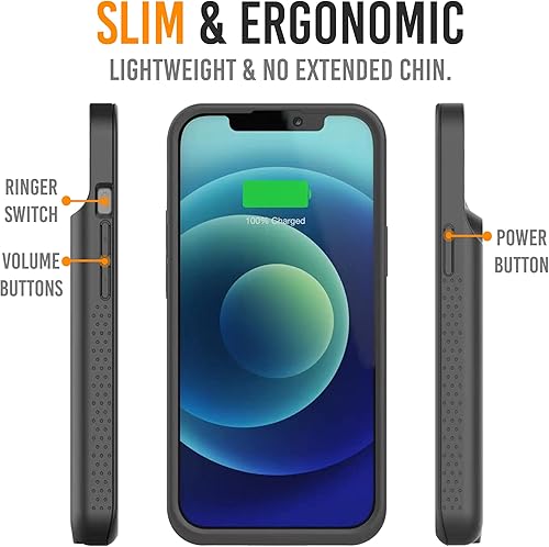 Miniatura 7 de Alpatronix Funda de batería para iPhone 15 Pro Max y 15 Plus, funda de cargador extendida resistente y portátil, carga rápida de 15 W, funda de