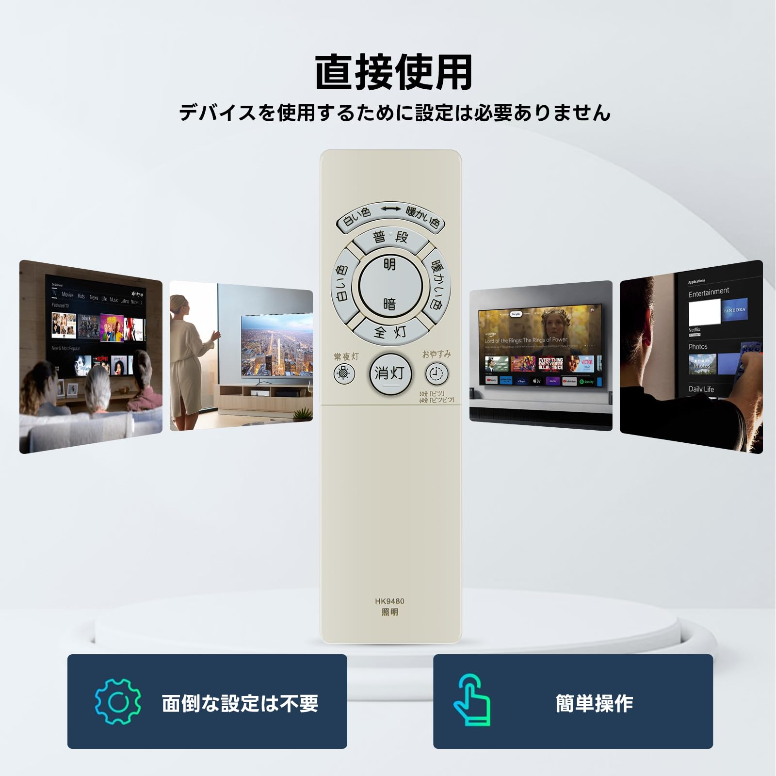 Amazon | シーリングライトリモコン HK9480MM for Panasonic