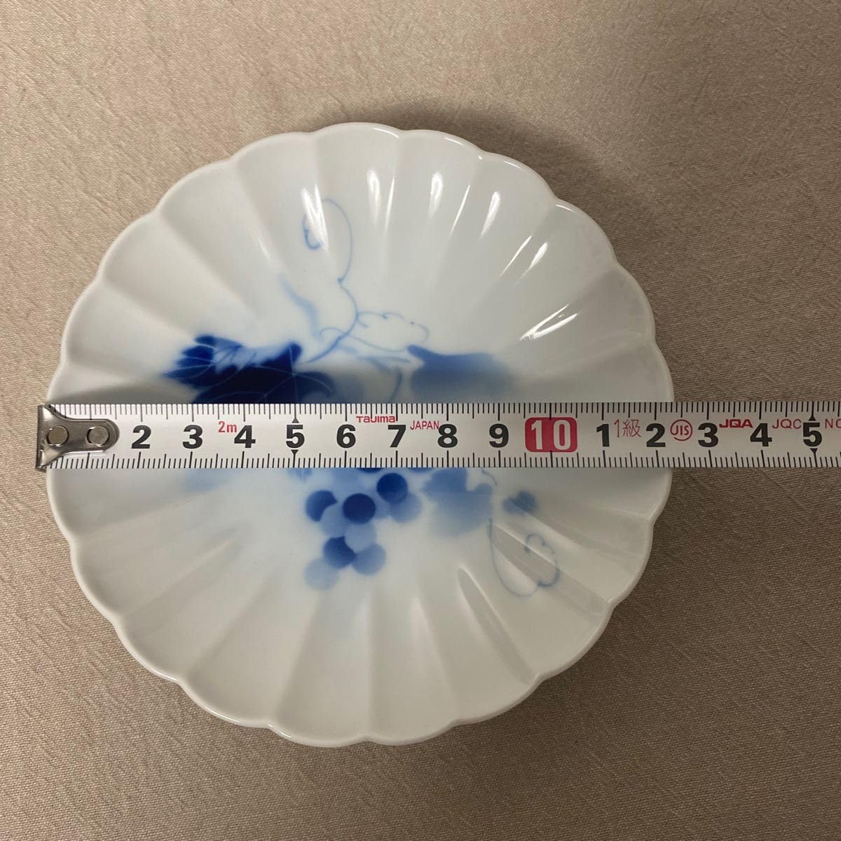 深川製磁　宮内庁御用達　丸皿　小皿　ぶどう5枚セットA Amazon | 皇室御用達の深川製磁の「ぶどうの園」シリーズ 小皿