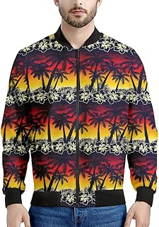 Turquoise Dragon Scales Pattern Print Men's Bomber Jacket