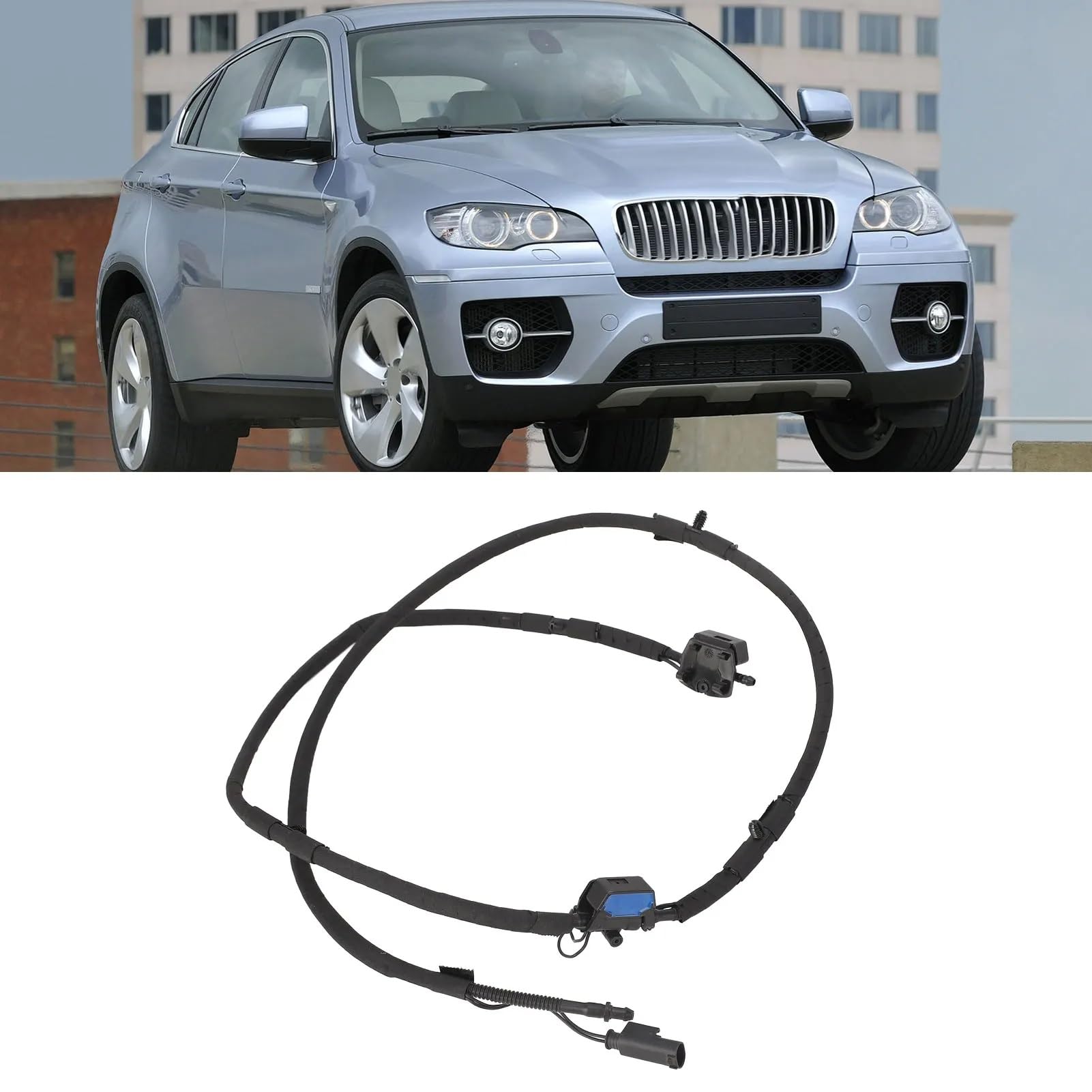 Ugello Lavavetro Compatibile con BMW X6 E71 2008 2009 2010 2011 2012 2013 2014 Accessori per ugelli per di lavaggio del parabrezza anteriore