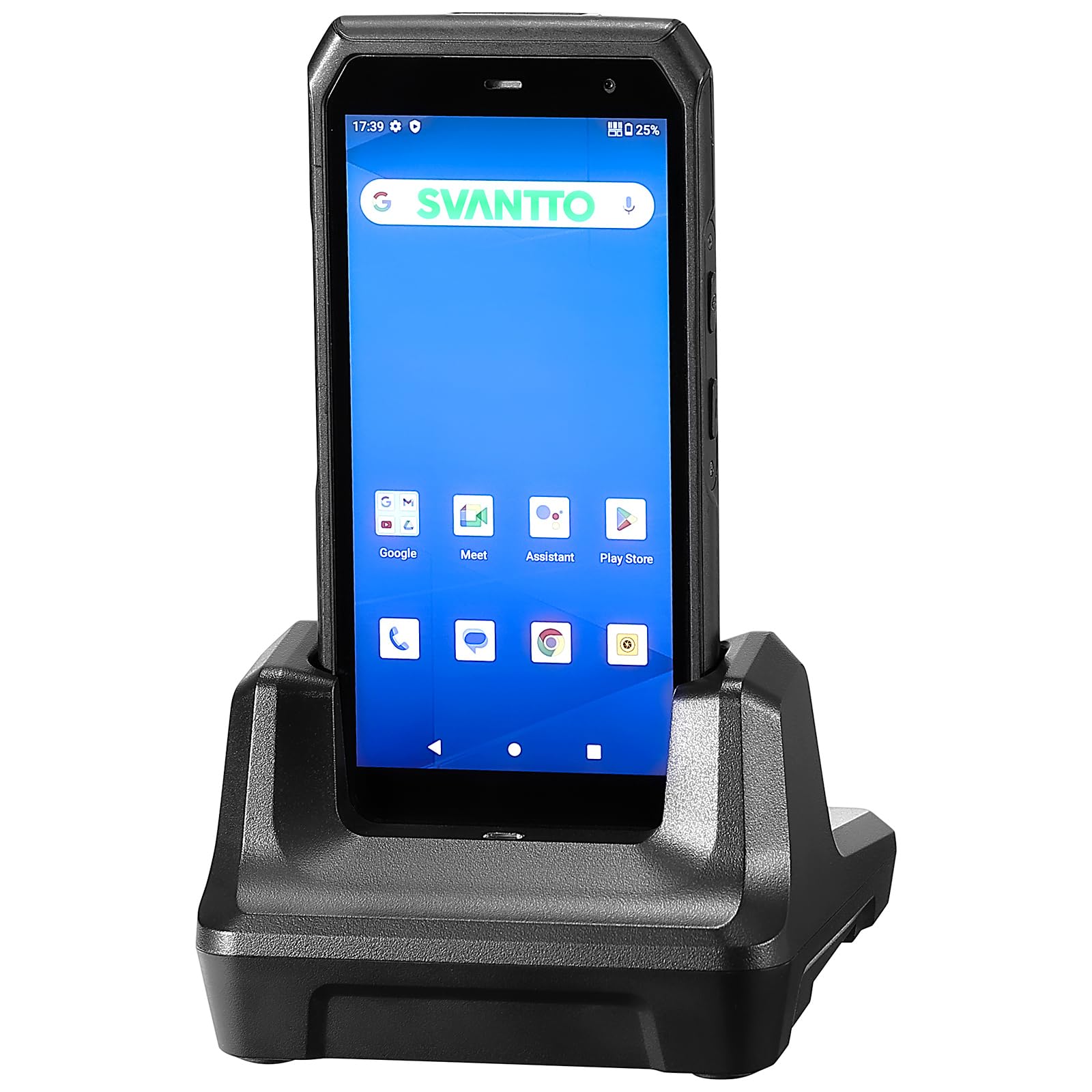 SVANTTO Android 13 Barcode Scanner, Honeywell 1D/2D/QR Scan Engine, 4+64GB, Bluetooth 5.1, WiFi, 4G LTE, NFC, 5000mAh große Batterie, 5.5" Handheld Rugged PDA für WMS Management.