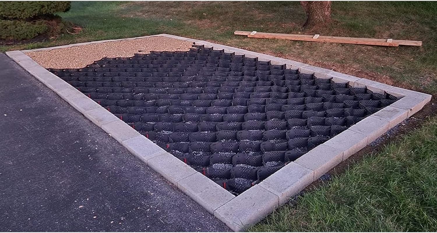 Gravel Grid 2 Inch, Soil Grids Stabilizer Flexible Folding