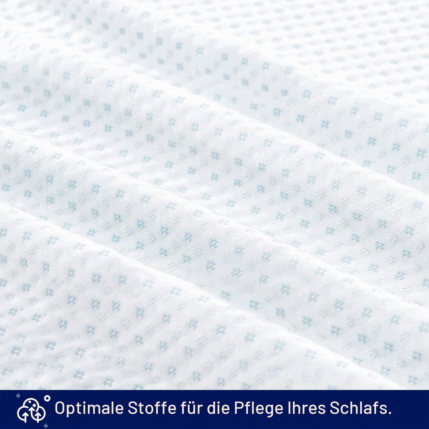 subrtex Topper 180 x 200 cm,5cm Hoch Gel Memory Foam Topper H3&H2 hart Matratzentopper mit atmungsaktiver und waschbarem Bezug für Boxspringbett, Wohnwagen und Schlafsofa