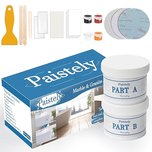 Kit de reparación de mármol y granito, kit de reparación de porcelana tintable, kits de reparación de encimera de cuarzo para mármol, cuarzo,