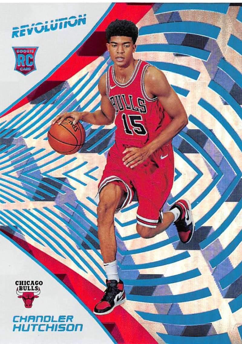 2018-19 Panini Revolution Cubic Basketball #117 Chandler Hutchison SER/50 Chicago Bulls Rookie Official NBA Trading Card By Panini