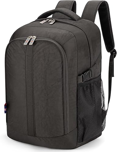 Miniatura 7 de Boardingblue Nueva mochila para portátil de 18" para American Spirit, Frontier Airlines, marino, Mochila negra para debajo del asiento