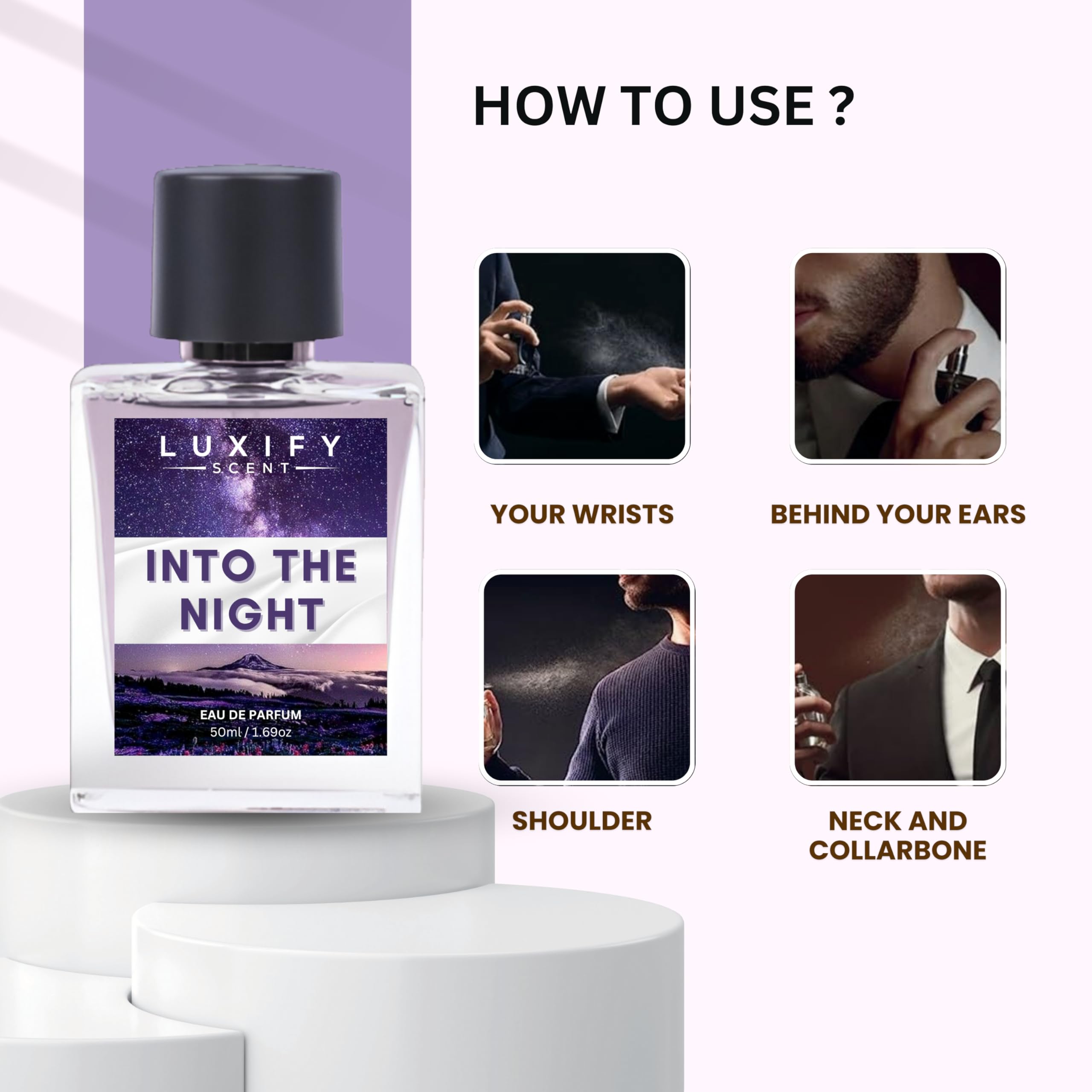 Luxify Scent Into The Night And Black Afghano Perfume Notes