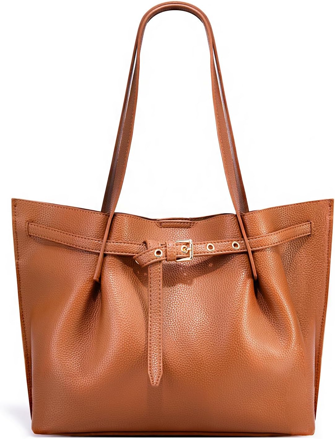 Montana West Tote Bag for Women Designer Purses and Handbags with Belted Detailing