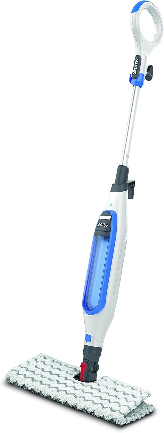 Shark Klik and Flip Pocket Steam Mop (S6001), Blue & White
