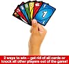 Mattel Games UNO Show ‘em No Mercy Card Game in Storage & Travel Tin for Kids, Adults & Family Night with Extra Cards, Special Rules & Tougher Penalties, HXT57
