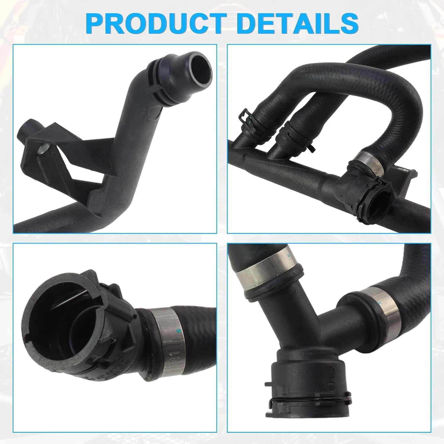 17127523522 Automotive Radiator Hose Suitable 2005-2015 For BMW 120i 320i 318i sDrive18i Replace# 17127548222 7523522 7548222 AZMT441301269 AZMT900203142 ALP006264 765634