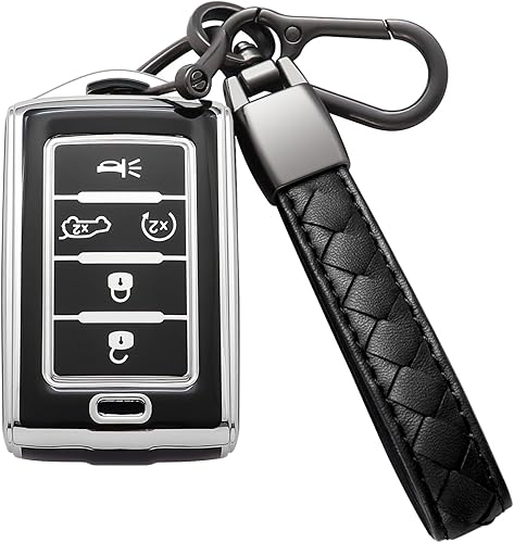 Miniatura 10 de Funda para llavero de Jeep con llavero de TPU de alta calidad, protección completa, compatible con Jeep Grand Cherokee L Grand Wagoneer 2021 2022