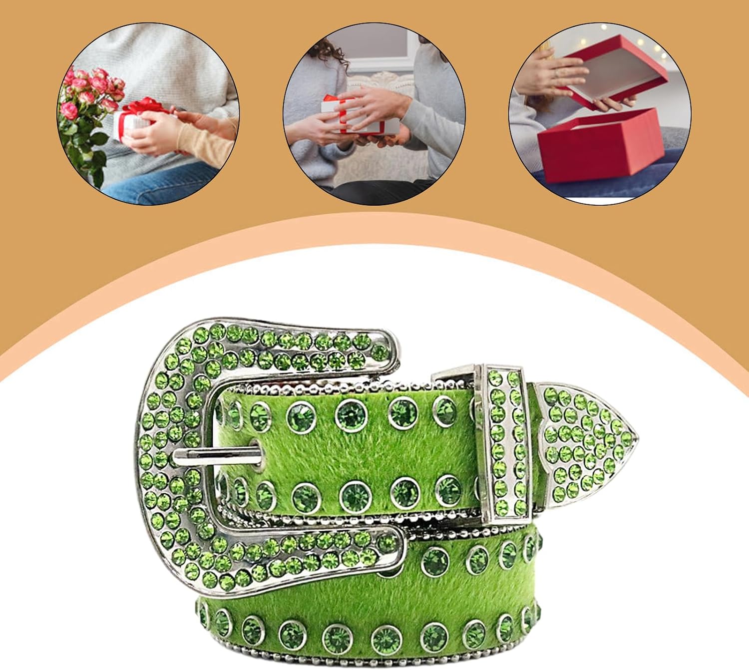 Waist Belt Chain Encrusted Crystal Belly For Rock Music Player For Women And Men Shining Rhinestones Belly For Women