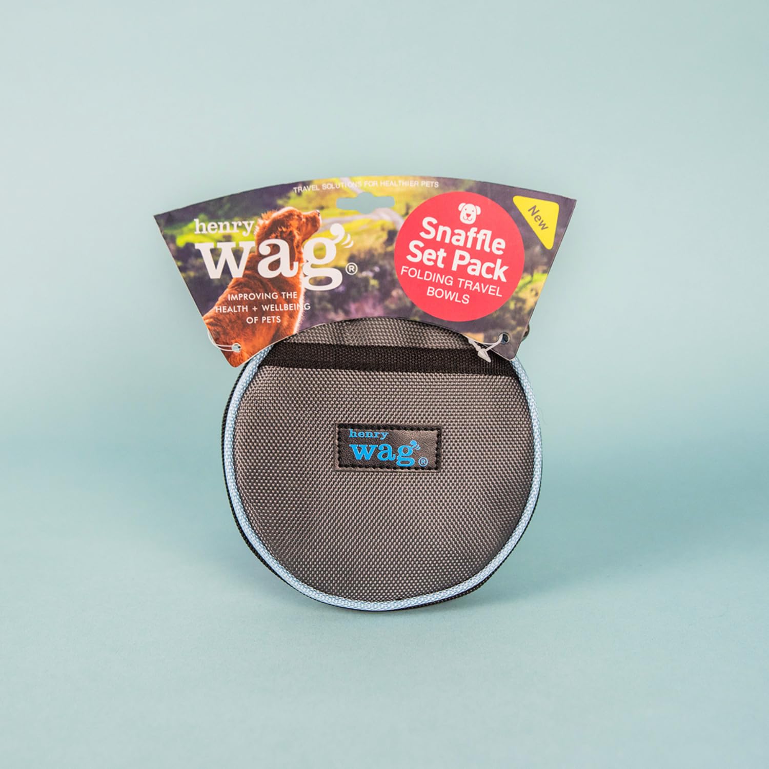 Henry Wag Portable Bowl Set for Dog - Snaffle Pack