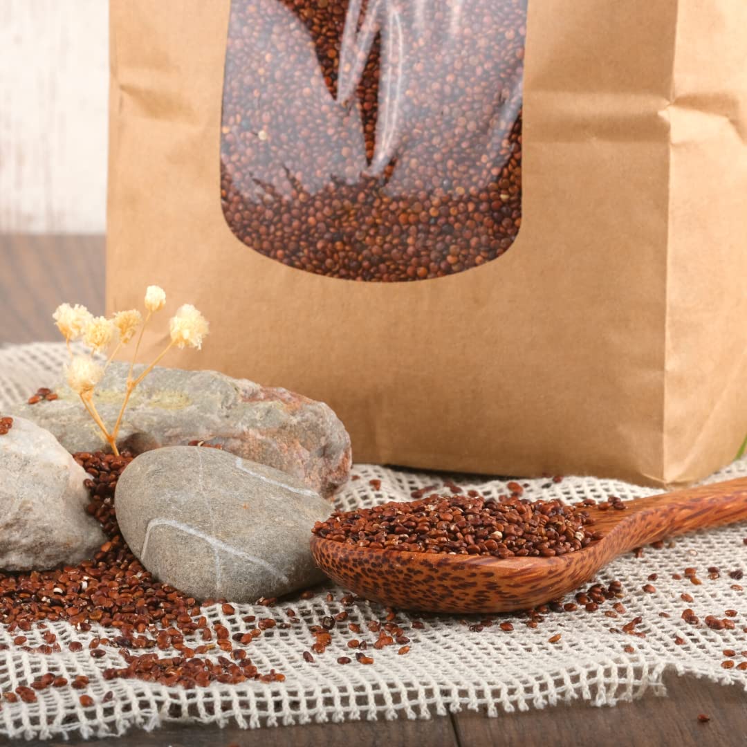 süssundclever.de® Bio Quinoa rot | 1,8 kg | Premium Qualität | plastikfrei und ökologisch-nachhaltig abgepackt