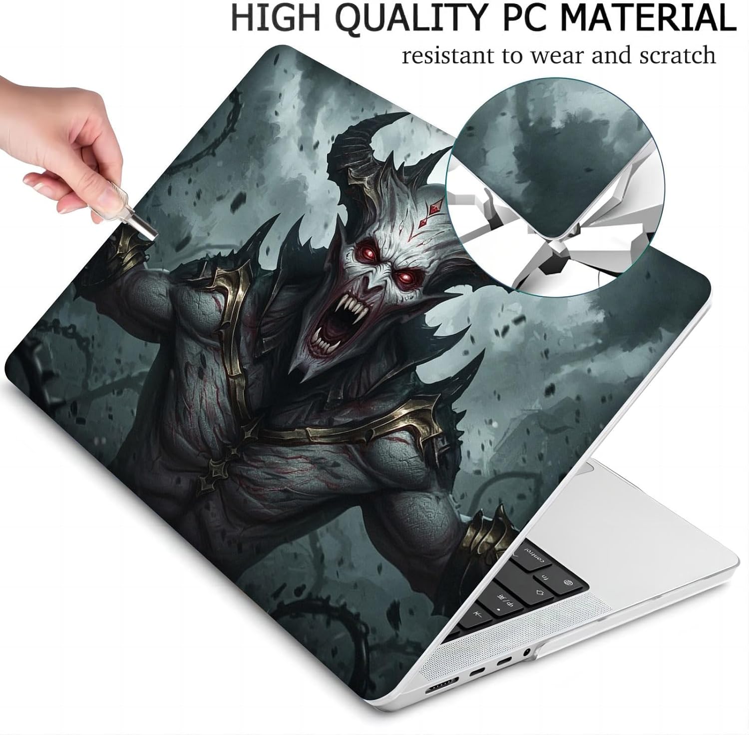 Compatible with MacBook Neo 13-inch, Hard Shell Case with Keyboard Cover and Screen Protector (A3404 A18 Pro chip, 2026 Release) - Devils MC23268