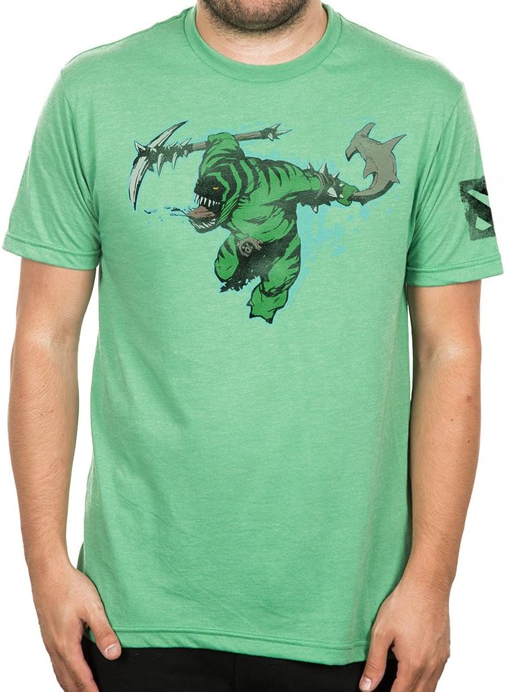 DOTA 2 Tidehunter Men's Kelly Green T-shirt XXL Apparel