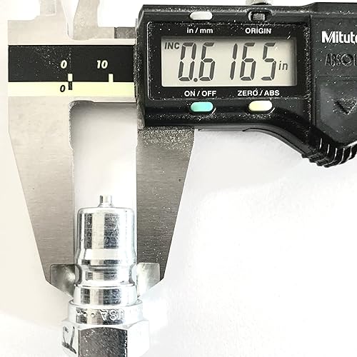 Miniatura 5 de HD Switch Juego de tapones y tapones hidráulicos azules para Kubota 14" ISO B B2301 B2601 B2650 B3350, BH65 BH70, BT600 BT601 BT602, BX BX22 BX23