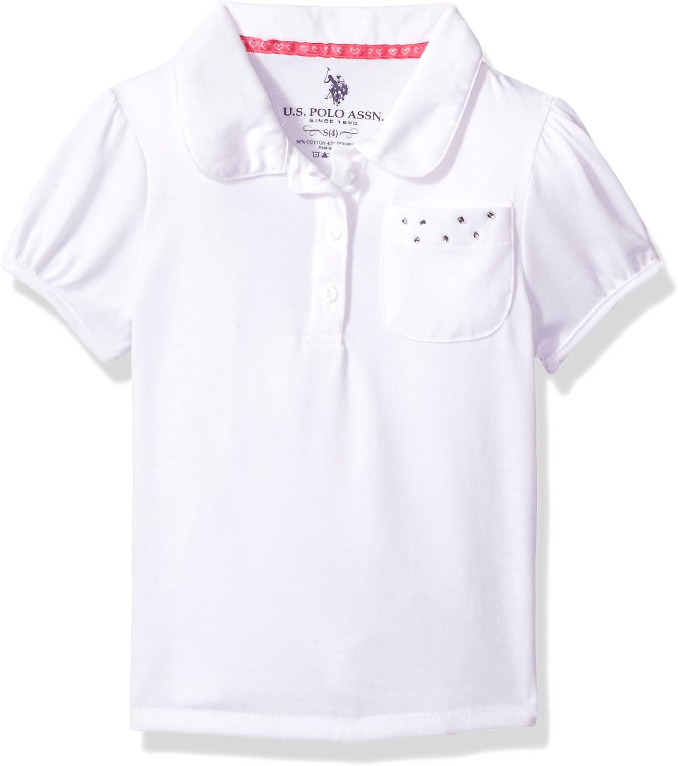 U.S. Polo Assn. Girls' Polo Shirt (More Styles Available): Clothing