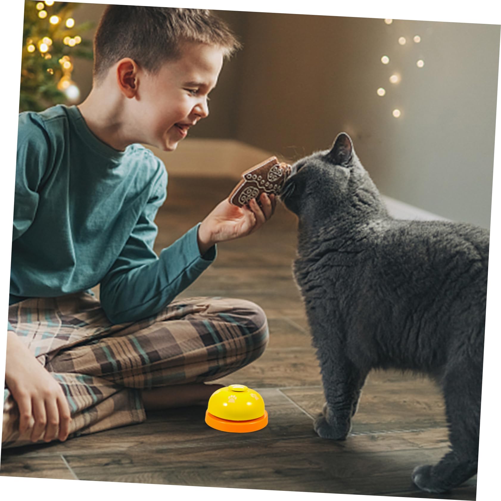 Mipcase Interactive Dog Toys Pet Training Bell Press Bell for Dog Door Bell Pet Potty Training