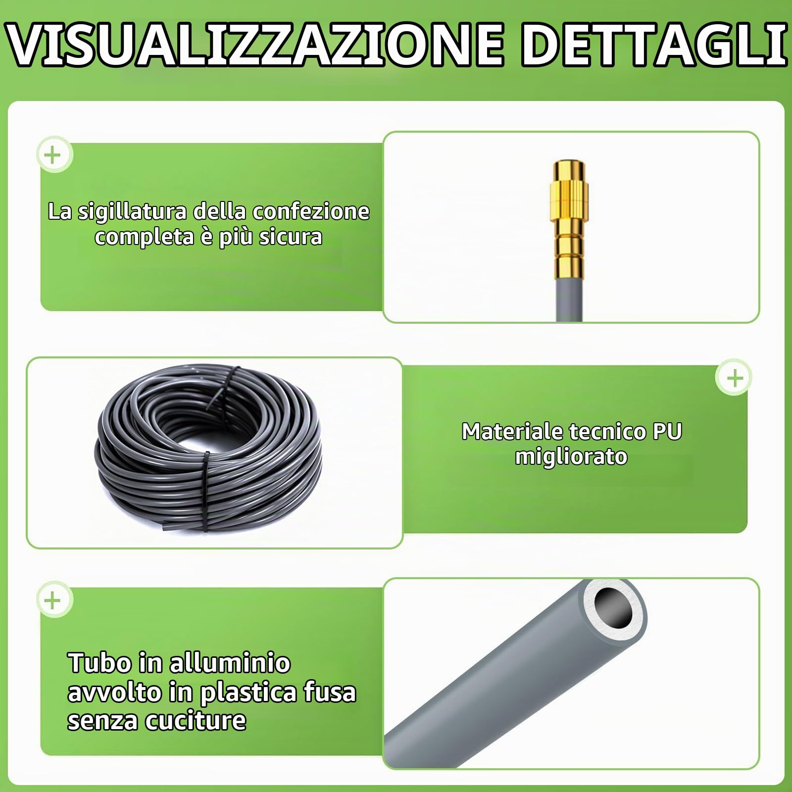 Kit per Sistema di Irrigazione a Goccia Regolabile a 360°,Sistema Irrigazione Automatico 60M,Sistemas di Irrigaziones per Giardino,per Piante da Giardino e Sistemas Irrigaziones Balcone
