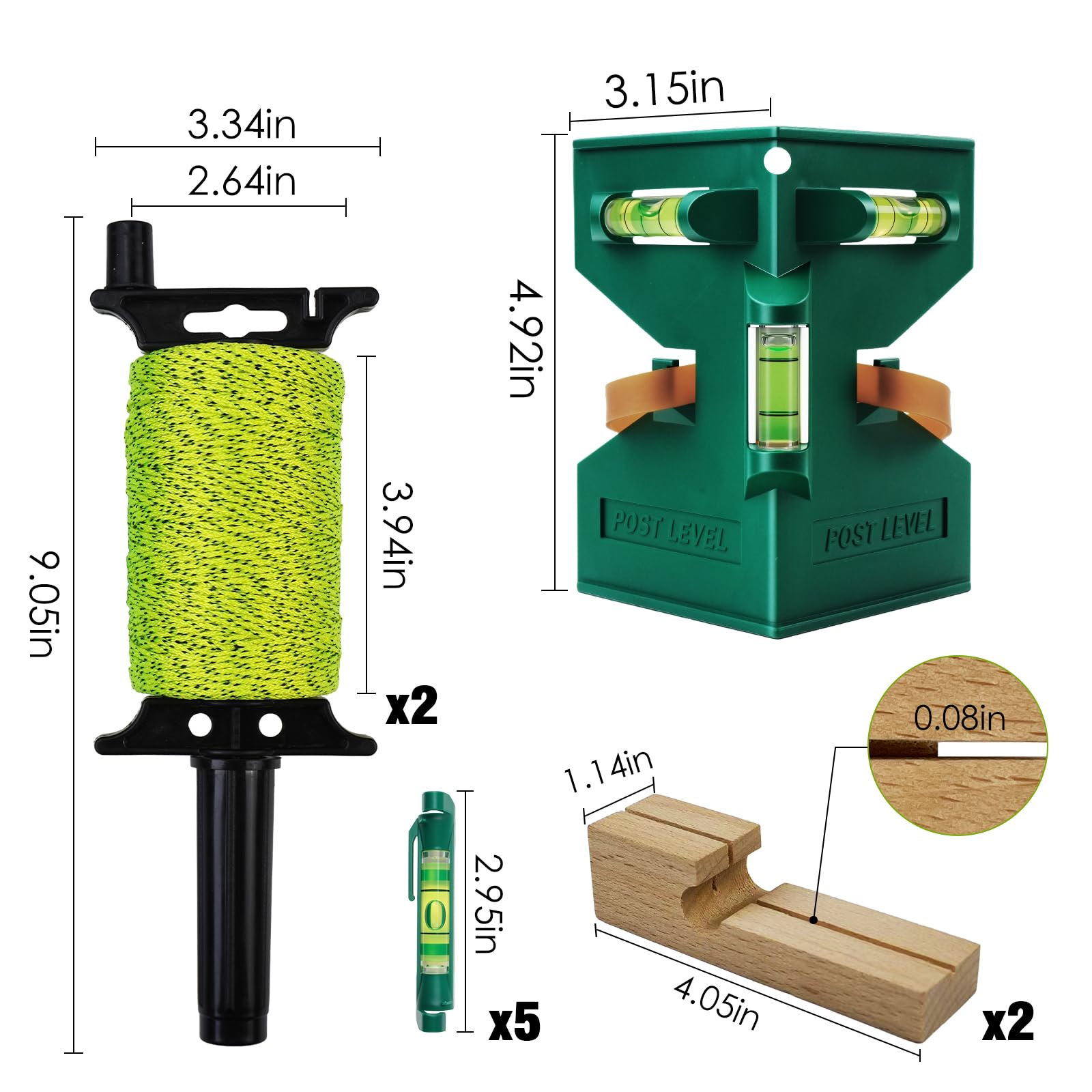 Masonry Line String Set - Bricklaying Tools -2