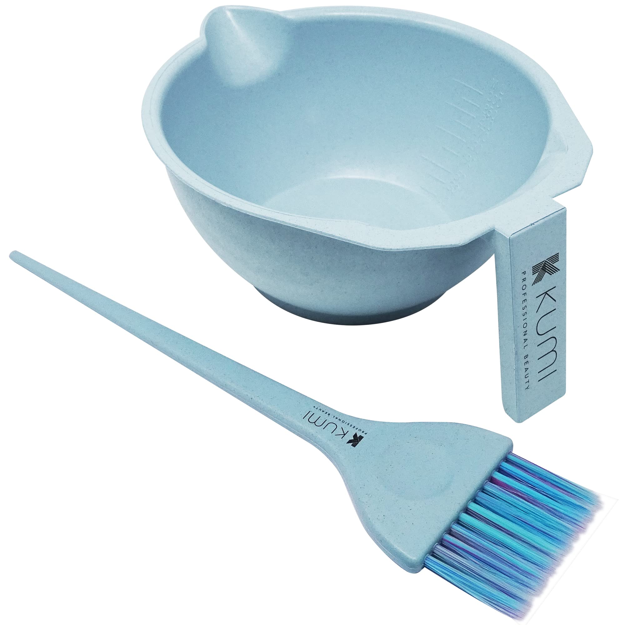 Wheat Eco-Friendly Blue 2 Piece Tint/hair dye Set - This hair dye bowl and brush kit is ideal for or home use. Ideal home hair dye kit.