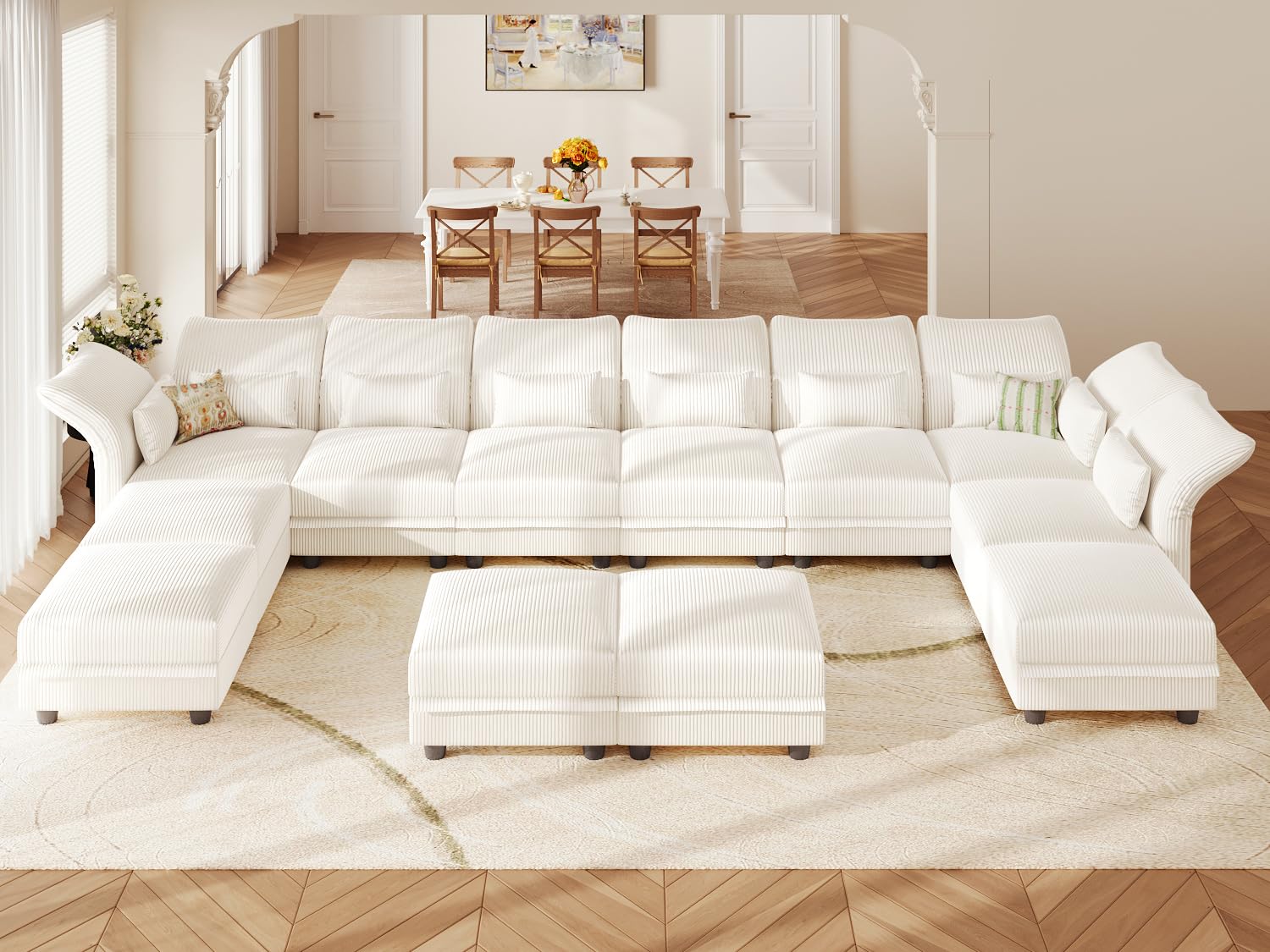 LLappuil 12 Seater Sectional
