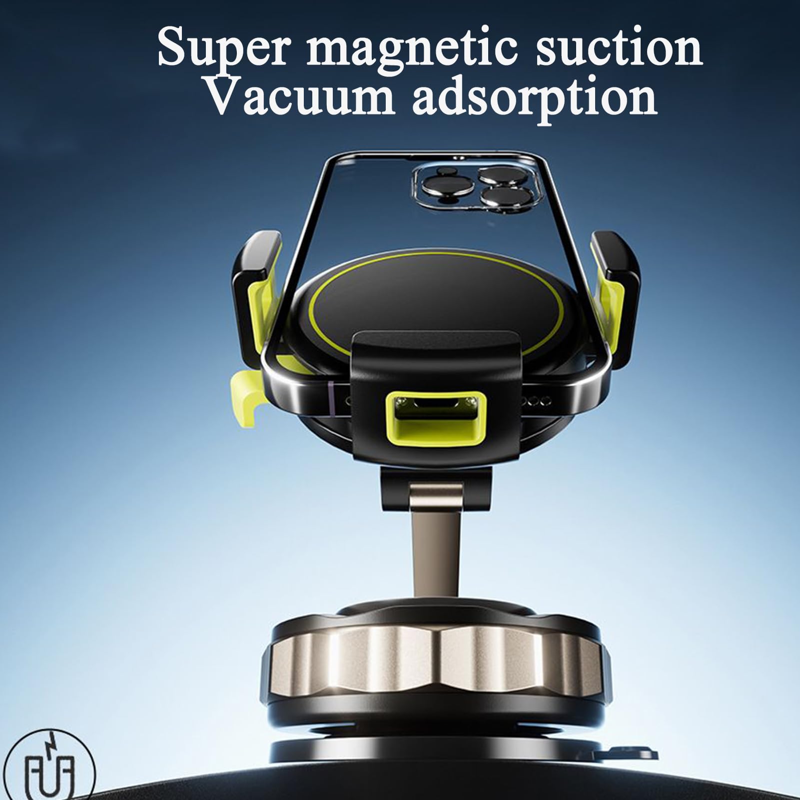 Supporto Magnetico Per Cellulare Auto Adsorbimento A Vuoto Rotante Porta | Astuccio Smartphone per SUV Utenti Navigazione