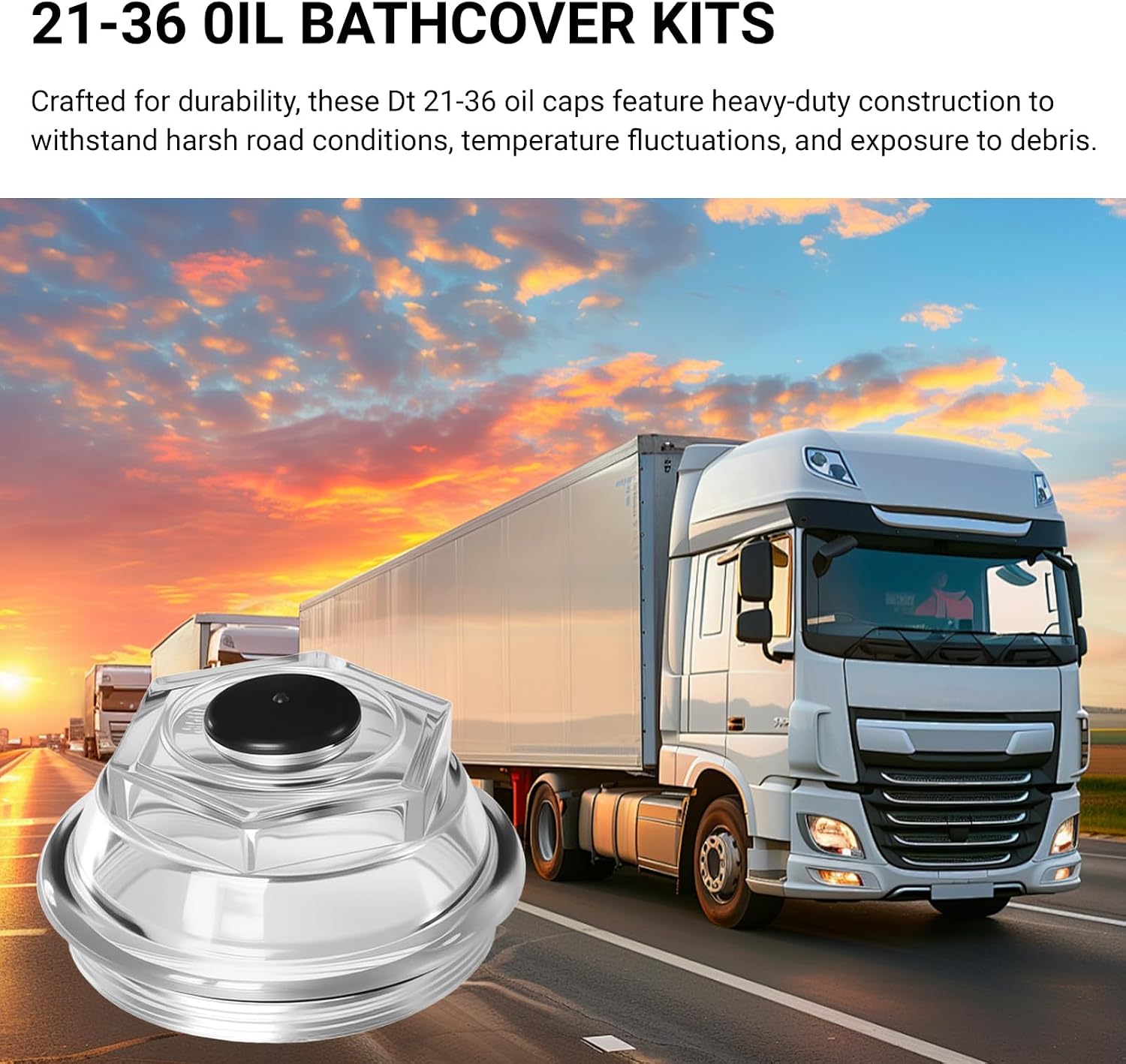 21-36 Oil Cap Kit | Fit for Dexter 10K/12K/15K Bearing Cover and Axles, Oil Bath Dust Caps Replacement Part No. K71-148-00 (4 Pack)