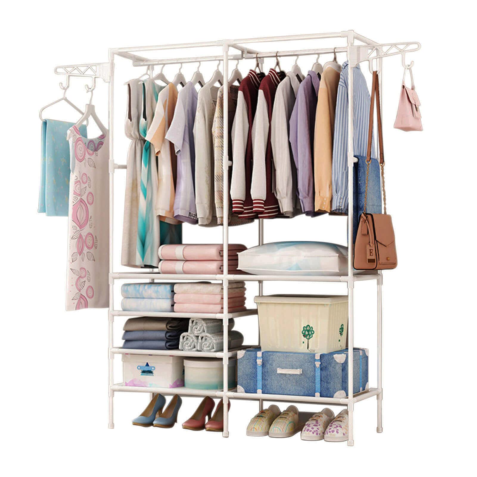 Buy Holdfiturn Clothes Rack Heavy Duty Clothes Rail Garment Rack