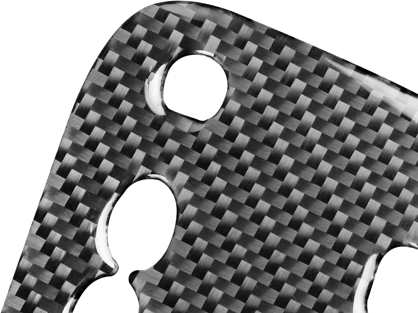 Generic Real Premium 3D Effect Carbon Fiber Sticker Compatible with Subaru Legacy/Outback 2005-2009 Car Center Console Gear Shift Panel Decoration kit Auto Interior Accessories Decal 4pcs Black