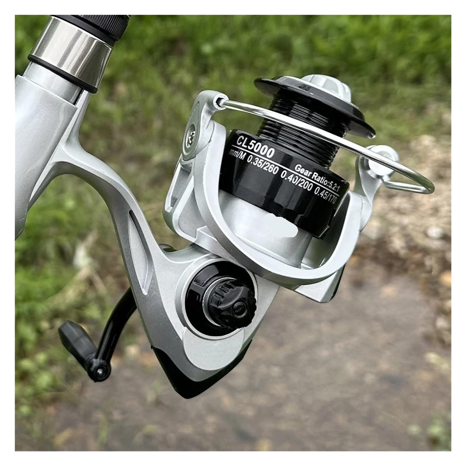 Carretes De Pesca Carrete de Pesca Giratorio máximo 10 kg Spinning