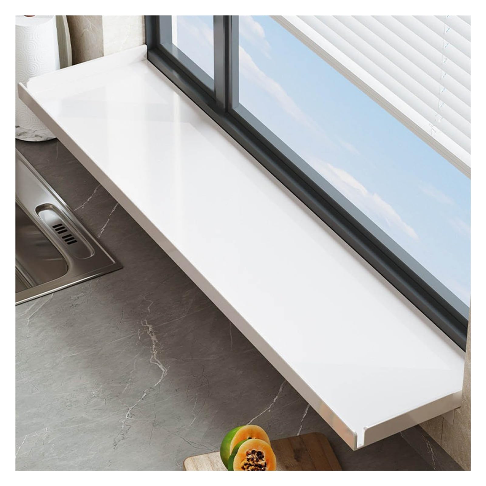 Fensterbank Verlängerungsplatte Bohrfreie Fensterbank Verlängerung