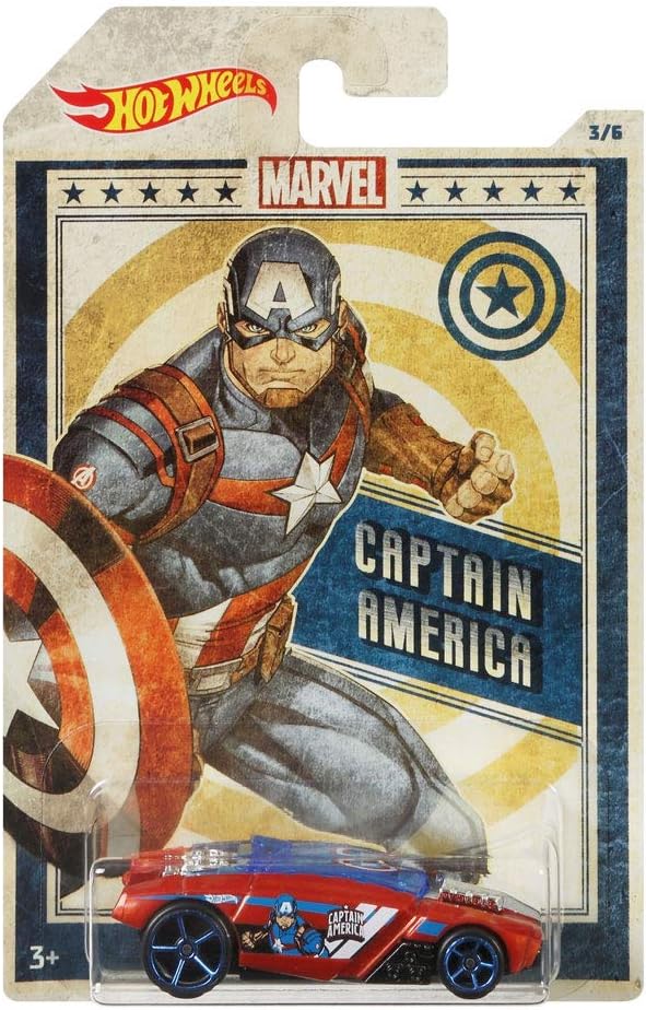 Hot Wheels Marvel Captain America Rogue Hog Die Cast 1:64