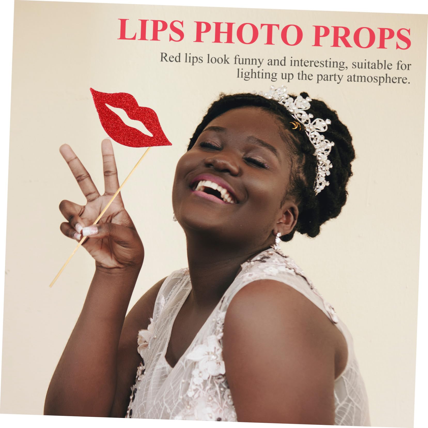 3 Sätze Teiliges Lippen Foto Requisiten Glitzerpapier Kreative Selfie Props Für Party Hochzeit Geburtstag Auffällige Fotokabinen Dekoration Rot Für Unvergessliche 40 Stück * 3