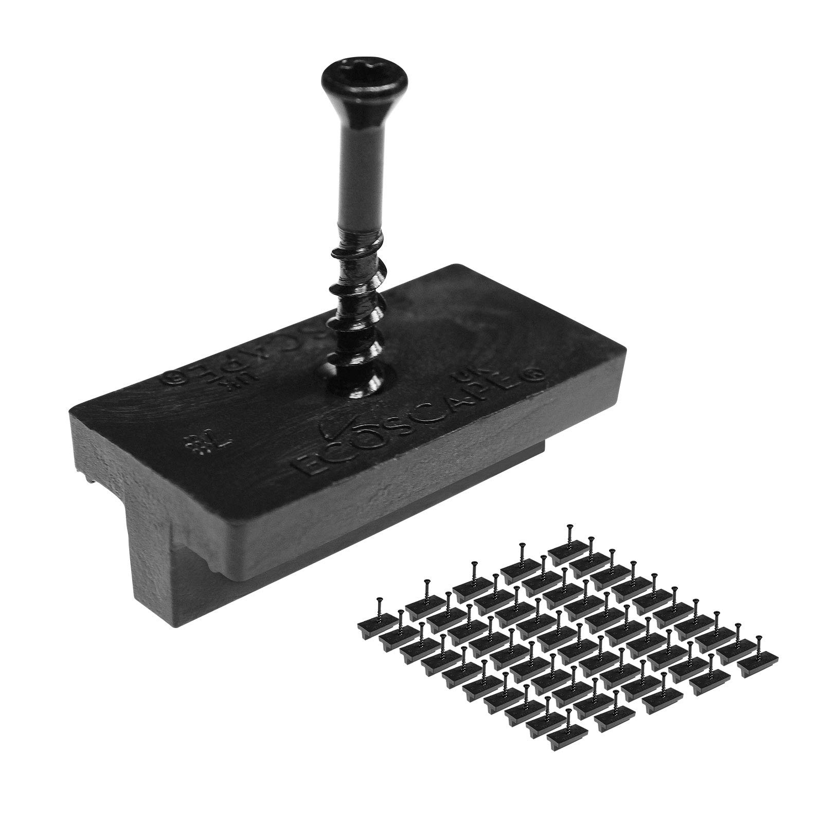 Composite Decking Board Hidden T-Clip Fixing (50 Pack)
