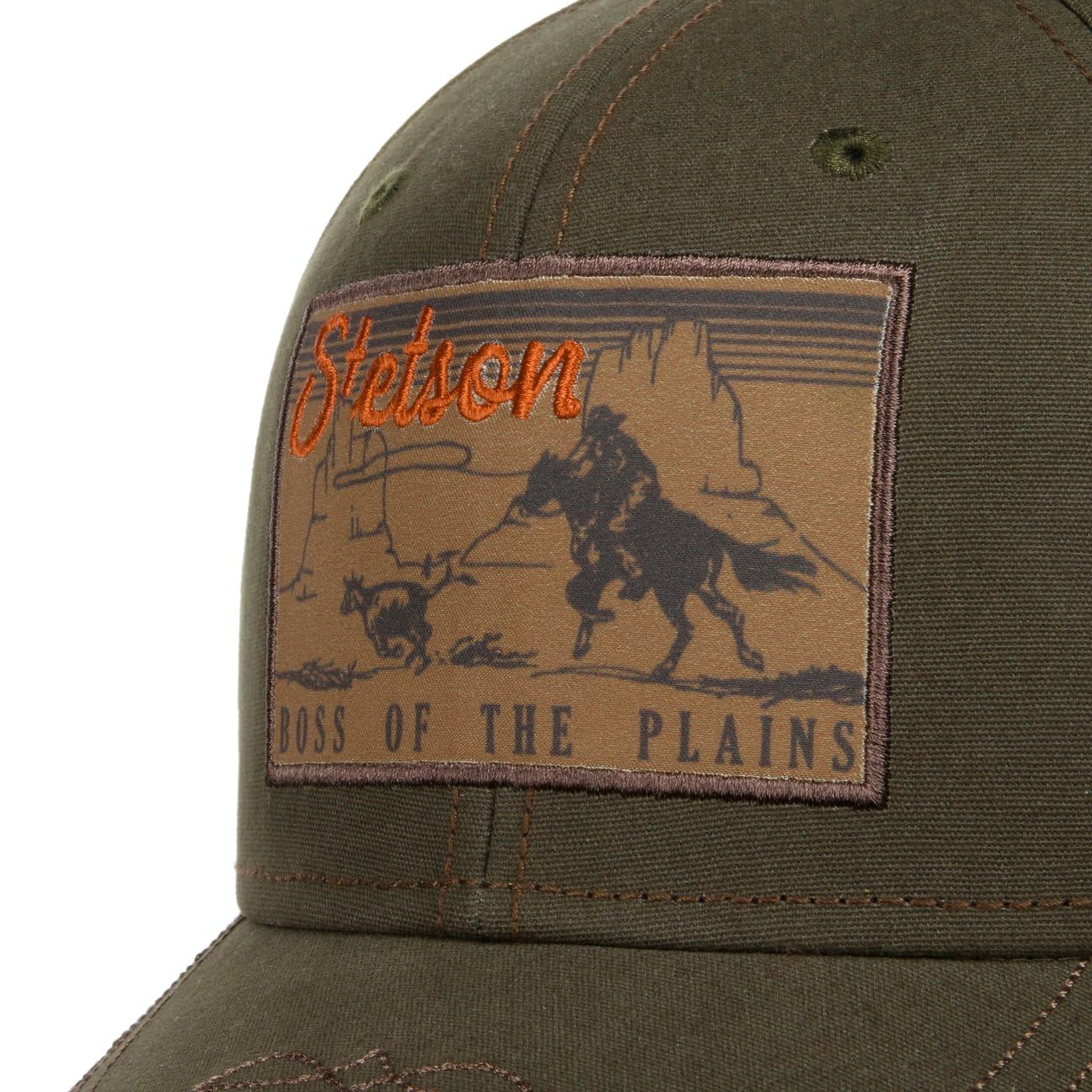 Stetson Boss of The Plains Cap Basecap czapka bejsbolówka męska - czapka z daszkiem na wiosnę, lato, jesień, zimę, wiosnę, lato, jesień i zimę