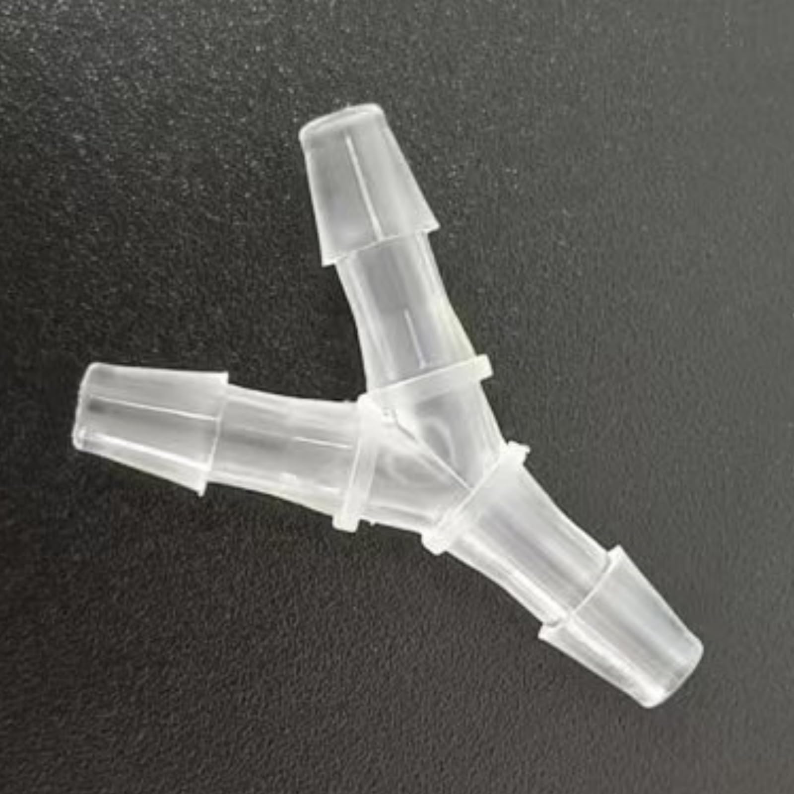 Y-Type 3 Way Barbed Hose Adapter - 100 Pack, Durable PP Hose Fittings(3.2mm 1/8inch)