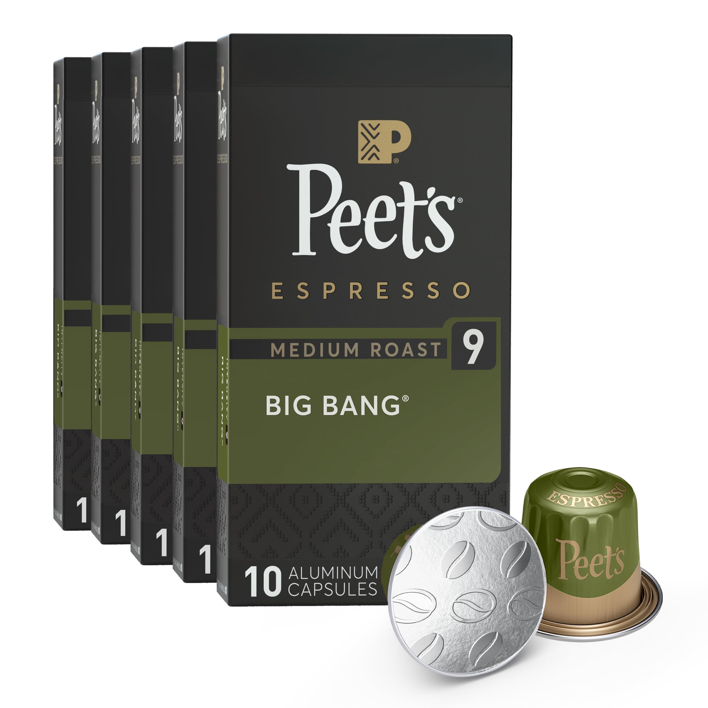 Amazon.com : Peet's Coffee, Medium Roast Espresso Capsules