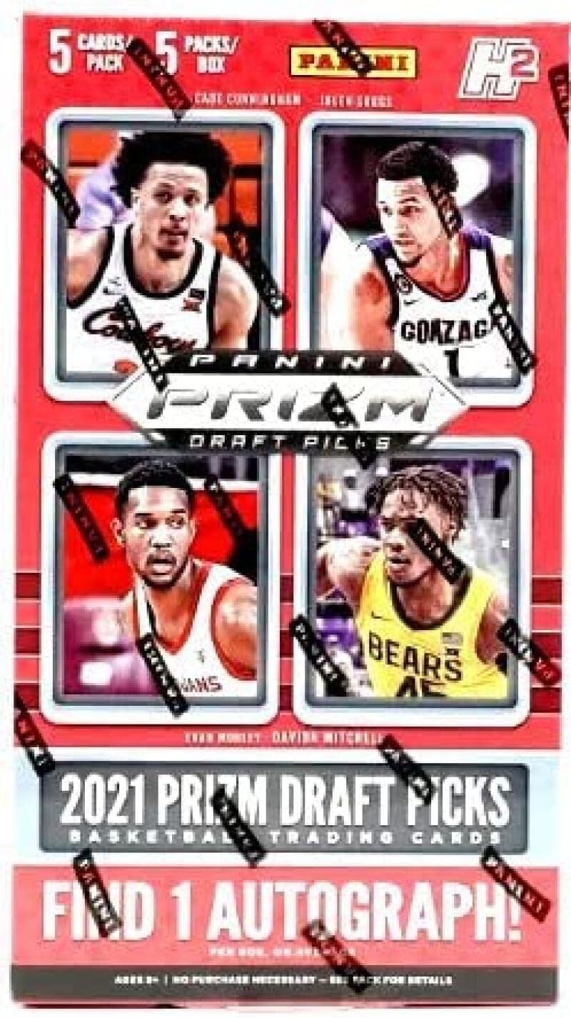 2021/22 Panini Prizm Draft Picks Basketball H2 HYBRID box (5 pks/bx)