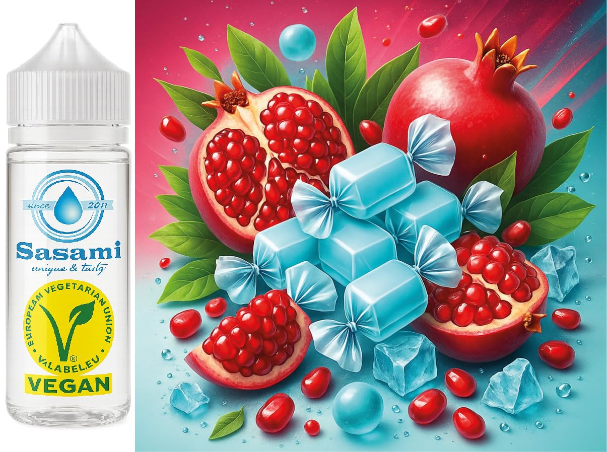 Bonbon glacé à la menthe grenade arôme concentré liquide DIY 100ml - 8