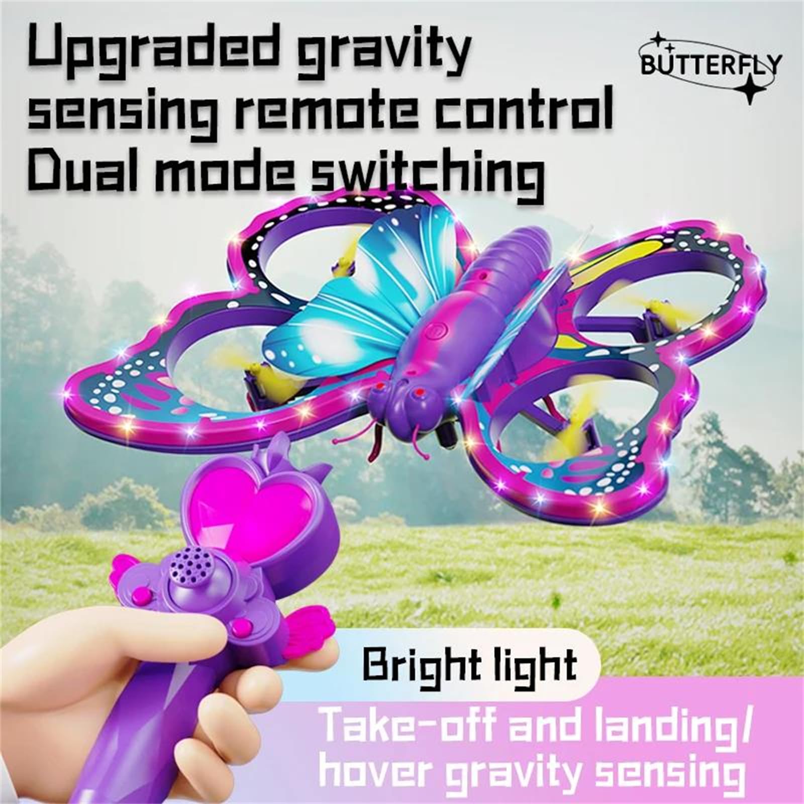 Samolot zdalnie sterowany v40 dzieci 7–14 6-kanałowy zdalnie sterowany dron piankowy czujnikiem grawitacyjnym utrzymanie wysokości stunt tumble kolorowe światła mode quadcopter zabawka,Single battery
