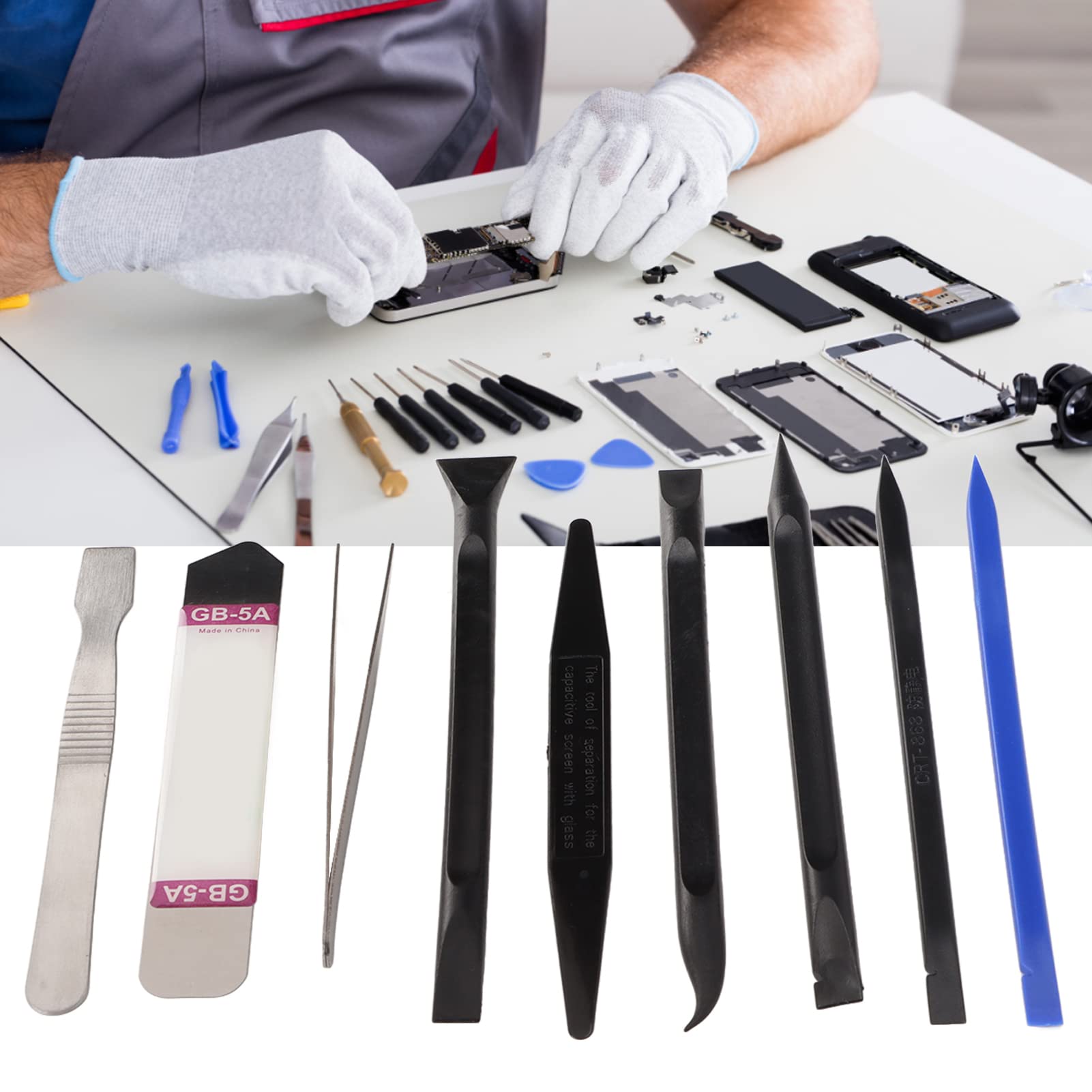 Plastic Opening Prying Bar Reparatie Tool Kit voor Elektronica Mobiele Telefoon Tablet Laptop Camera Horloge Bril [Reparatie Gereedschap