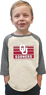 Little King NCAA Boys Toddler 3/4 Raglan T-Shirt-Team Logo Toddler Size-2T 3T 4T 5T