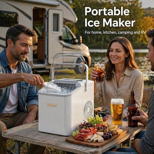 Máquina de hielo portátil de mesa con autolimpieza miniatura 7