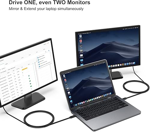 Miniatura 4 de BENFEI Cable USB C a VGA de 3 pies, cable USB tipo C a VGA compatible con Thunderbolt 34 con iPhone 15 ProMax, MacBook ProAir 2023, iPad Pro, iMac,